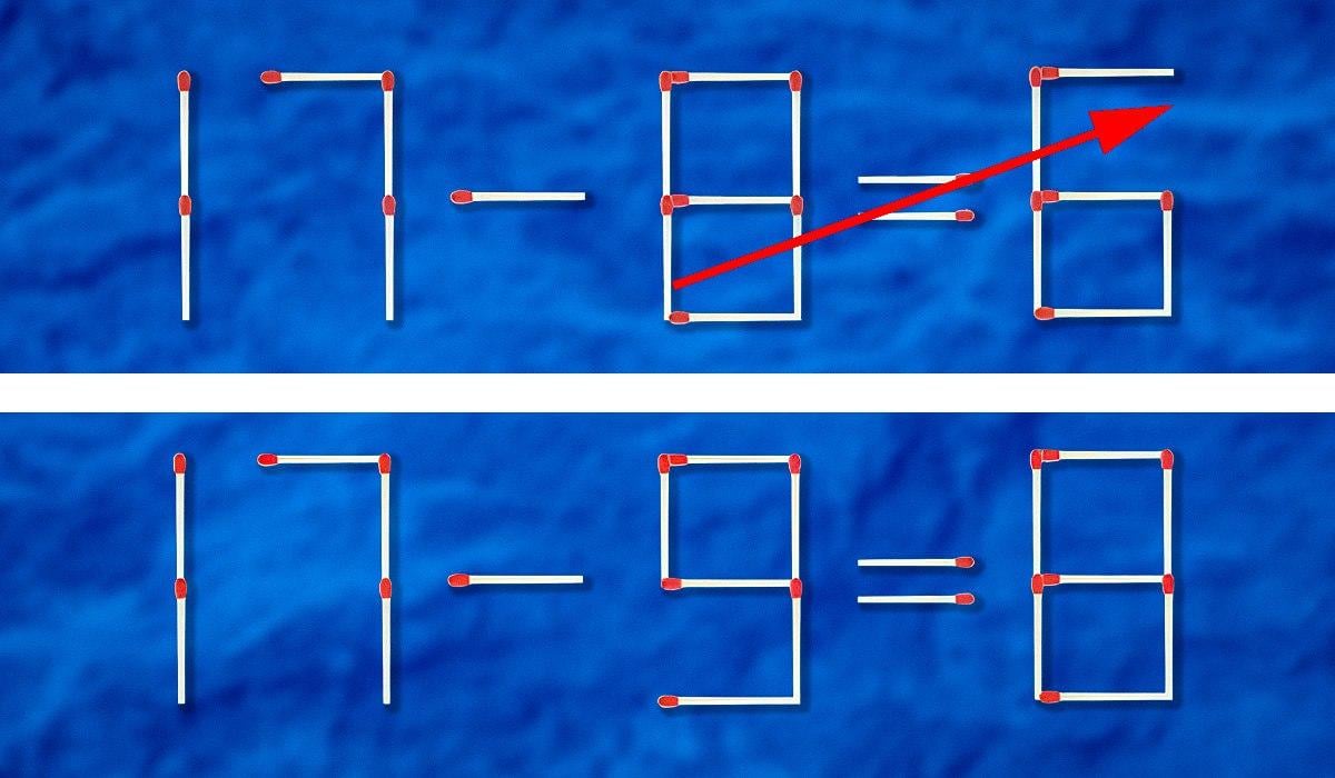 Melyik gyufát kell húzni, hogy az egyenlőség helyes legyen: egy kihívást jelentő rejtvény