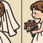 IQ teszt: találj 3 különbséget egy virágos menyasszony képén 45