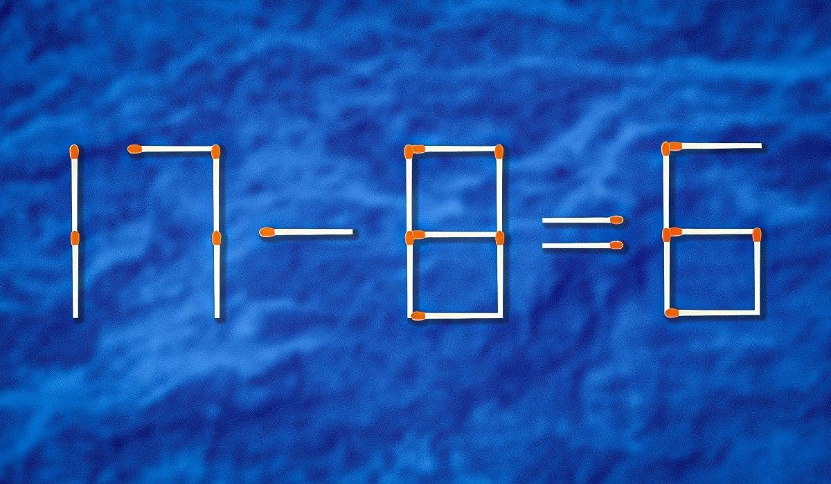 Melyik gyufát kell húzni, hogy az egyenlőség helyes legyen: egy kihívást jelentő rejtvény